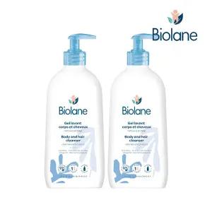 비올란 2 in 1 바디앤헤어 클렌저 350ml x2개 아기 신생아 올인원 저자극 코코넛워시