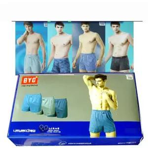 BYC 박서팬티 3매입 빅사이즈 트렁크남성 120호사각 남자팬티