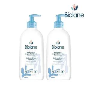 비올란 2 in 1 바디앤헤어 클렌저 350ml x2개 아기 신생아 올인원 저자극 코코넛워시