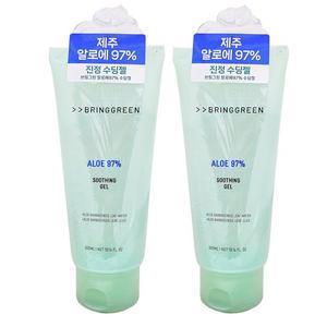 [브링그린]브링그린 알로에 97% 수딩 젤 300ml  2개