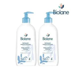 [비올란] 2 in 1 바디앤헤어 클렌저 350ml x2개 아기 신생아 올인원 저...