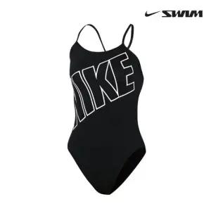 스윔 하이드라스트롱 멀티 그래픽 크로스백 원피스 여성 탄탄이 실내 수영복 하이컷 NESSF019-001