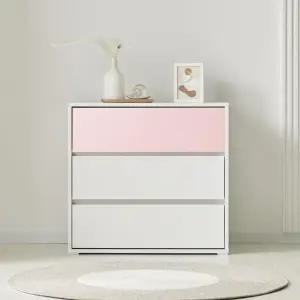 아트박스/인터데코 3단서랍장 거실장 협탁 80cm