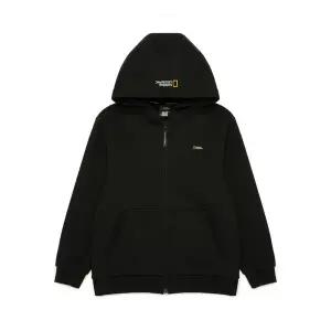 [내셔널지오그래픽키즈]K243UJP020 후디 풀집업 점퍼 CARBONBLACK