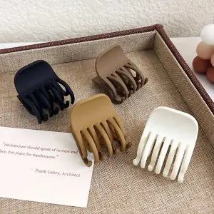 모던 하이 포니테일 매트 헤어 집게핀 4P SET_13460964_588963