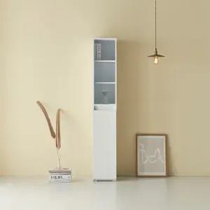 [우아미가구]파준빈 멀티 300 틈새 수납장 하단도어형