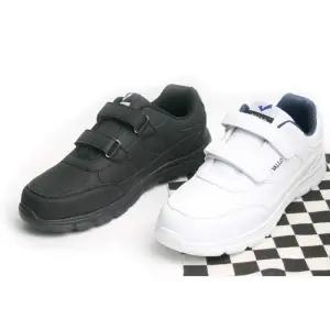 성인 찍찍이 운동화 벨크로신발 가벼운 화이트 남성흰색단화