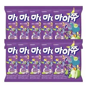 크라운 마이쮸 포도+사과 284g 10봉