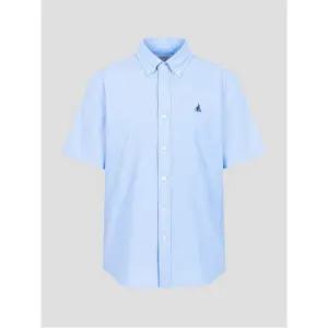 [빈폴멘] 옥스퍼드 솔리드 반소매 셔츠  스카이 블루 (BC5565C30Q)