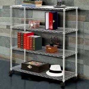 홈메탈선반 1200 4단 베란다선반장 창고수납장 철앵글 철제선반 앵글 조립식앵글 앵글선반