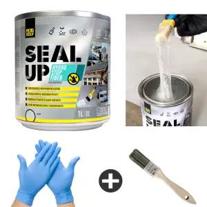 씰업 하이드로 스탑 바르는 방수제 투명 1L 틈새 균열 누수 보수