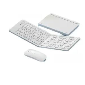 올비의창고 키보드 접이식 블루투스 무선 마우스 세트 아이패드 태블릿 노트북 핸드폰용