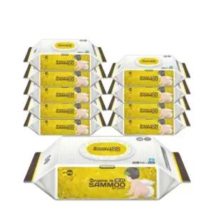 삼무물티슈 프리미엄 엠보싱 캡형, 74매, 10팩