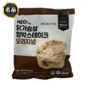 허닭 함박 스테이크 오리지널 닭가슴살 (냉동) 100g x 30개