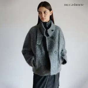 [런칭가 1190000원]누캐시미어 25FW 브러시 캐시미어 100% 하프 코트