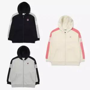 휠라 키즈 5라인 트레이닝 후드 집업 FK2FTE3101X