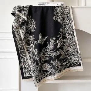 [토마]명화 패턴 숄/스카프 머플러 블랭킷/입는담요 블랑킷 목도리 겨울(CN0234)