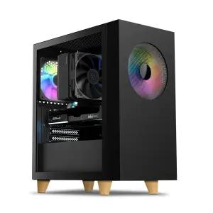 마이크로닉스 WIZMAX 우퍼 딥톤 미니타워 PC 케이스 블랙