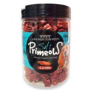 강아지 통 간식 개육포 져키 소고기 큐브 쫀드기/영양/고기/훈련용/노즈/워크/애견/개간식/반려견/대형견