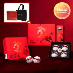 볼빅 붉은말 에디션 신년 적마 골프공 4구 선물세트 (포장+고급쇼핑백)