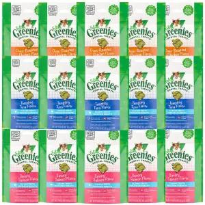 그리니즈 필라인 닭고기 참치 연어 300g 고양이 이빨과자 치킨 덴탈 스낵 트릿