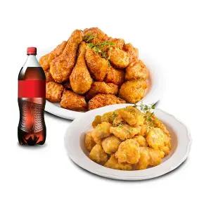 (호식이두마리) 간장치킨+똥집미니튀김(조미소금)+콜라500ml