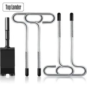 얼음 낚시 대피소 앵커얼음 앵커 키트얼음 초가집 앵커겨울 야외 캠핑 텐트 스레드 페그 아이스 스테이크