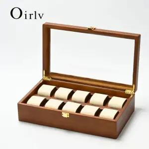 공구함 공구 박스 Oirlv 10 슬롯 시계 상자 케이스 대형 디스플레이 보관함