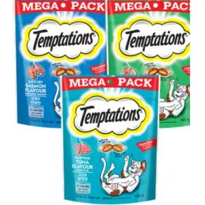 템테이션 고양이 간식 과자 생선 믹스팩 3종 세트