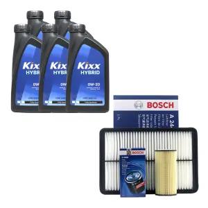 올뉴스포티지 NQ5 하이브리드 엔진오일 킥스 하이브리드 0W20 5리터 보쉬 오일필터 에어필터