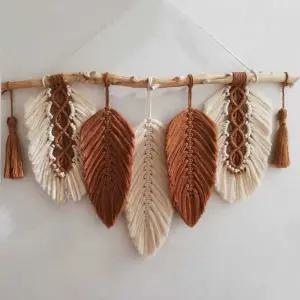 모로코 마크라메 월행잉 수제 태피스트리 벽장식 라크라메