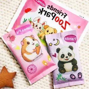 동물친구 동물원 휴대용 핫팩 손난로 겨울용품 캠핑용 포켓 미니 핫팩 귀여운 캐릭터 디자인