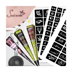 문신 도안 지워지는 헤나 108종 타투 3종 염료 반영구