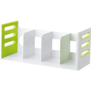 카파맥스 데코 4단책꽂이 연두/가정용/아이방/책상/교과서/공책/교재/다용도/데스크/도서관/문서/서류/정리