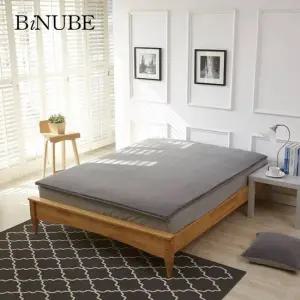 바이누베 천연광목 27mm 라텍스 매트리스 토퍼 침대 바닥 요매트 싱글 110x200