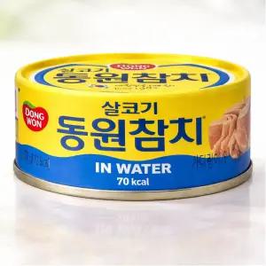 동원참치 살코기 인 워터 100g x 18캔 참치캔