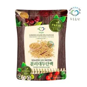푸른들판 분리 대두 단백 분말 100% 500g 1봉 식물성 콩 단백질