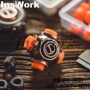 LAUTIE X bone 발광 액세서리 피젯 스피너 감압 소형 장난감 EDC 플립