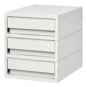 [제이커머스]시스맥스 56053 뉴트로 소품함 중형 3단 -53311 바구니 바스켓 수납 서랍 수납장