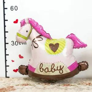 Party Club 목마 호일 풍선(핑크)/생일/파티/용품/세트/졸업식/풍선/포토존/요술/꽃풍선/장식