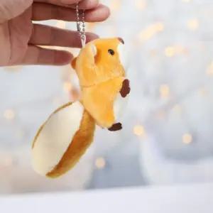 큰꼬리 다람쥐 인형키링 칩 인형 가방고리 동물 백참 긴꼬리 다람쥐인형 가방고리 햄스터 햄토리 열쇠고리