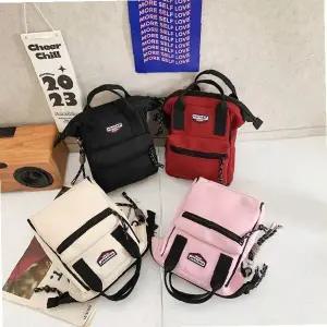 여성용 미니 크로스백 숄더백 투웨이 백팩겸용 캐주얼 가방 데일리 소형 여자 가방