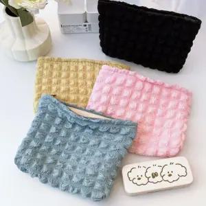 [라일리] Rly 엠보싱 구름 파우치 빅사이드 다용도 화장품 수납가방