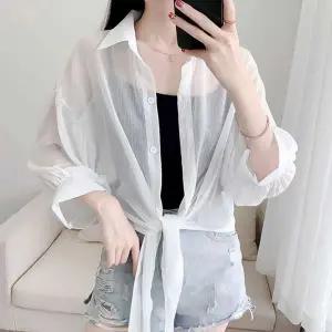 여성 VA63EE63 롤업 여리핏 셔츠 여행 패션 여름 데일리 코디