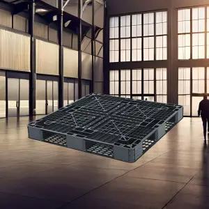 파렛트 블랙 검정 수출용 1100x1100x120mm 6.5kg 플라스틱 빠레트 국내산