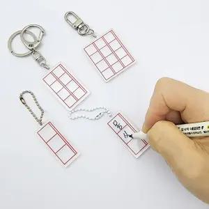 원고지 아크릴 키링 사물함 가방 네임텍 자동차번호 키홀더 라커룸