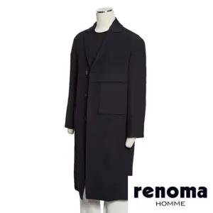 [갤러리아] 레노마 SS 세미 오버핏 싱글 블랙 트렌치 코트 RPIMBH02A