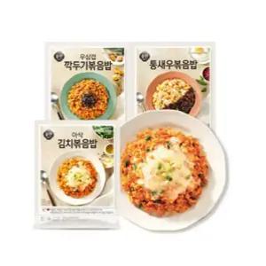 올반 볶음밥 10봉 새우4+김치4+우삼겹2 냉동 볶음밥 간편조리식