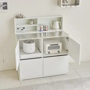 포스트모던 소노마 1000 밥솥 전자레인지 홈바 E0 주방수납장