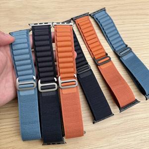 애플워치 밴드 울트라 3 2 49mm 44mm 40mm 45mm 41mm 8 코레아 10 스트랩, 아이워치 새로운 11 9 7 루프 6 SE 시리즈 42mm용 알파인 46mm